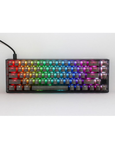 Ducky one 3 aura sf klawiatura gaming usb qwerty amerykański międzynarodowy czarny