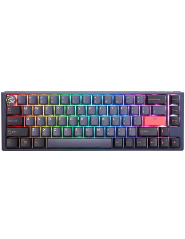 Ducky one 3 sf klawiatura gaming usb qwertz niemiecki niebieski