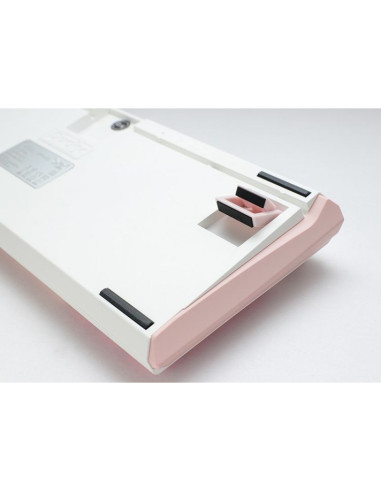Ducky one 3 tkl gossamer pink klawiatura gaming usb us english różowy, biały