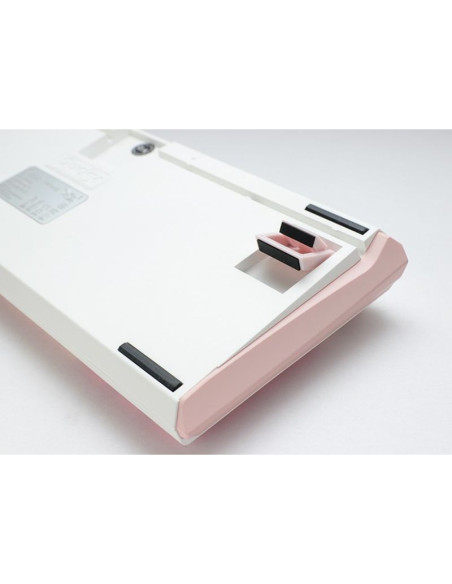 Ducky one 3 tkl gossamer pink klawiatura gaming usb us english różowy, biały
