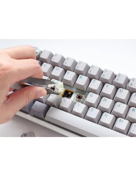 Ducky one 3 mini mist grey klawiatura gaming usb us english szary