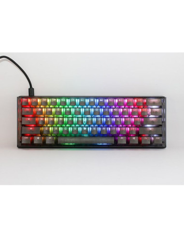 Ducky one 3 aura mini mx speed us klawiatura gaming usb qwerty amerykański międzynarodowy czarny