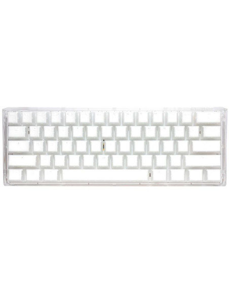 Ducky one 3 aura white mini gat b kan us klawiatura gaming usb qwerty amerykański międzynarodowy biały