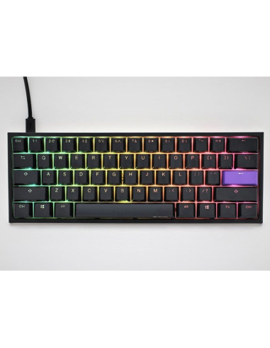 Ducky one 2 mini rgb klawiatura gaming usb us english czarny