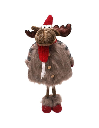 Renifer świąteczny dekoracyjny pluszowy 62-67cm
