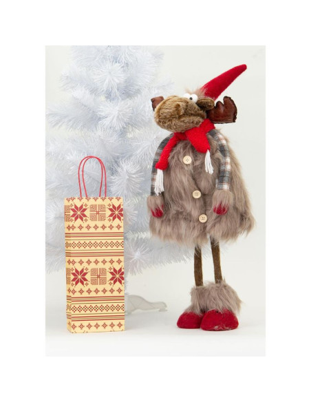 Renifer świąteczny dekoracyjny pluszowy 62-67cm