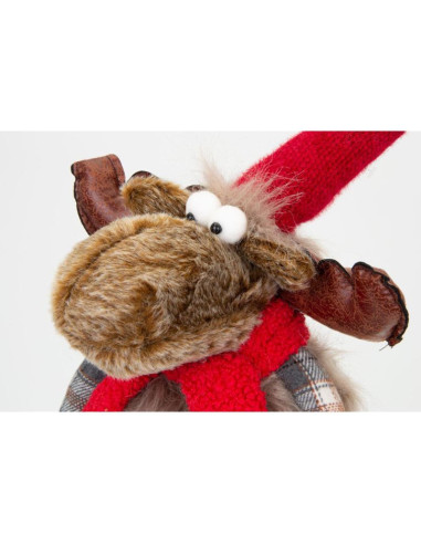 Renifer świąteczny dekoracyjny pluszowy 62-67cm