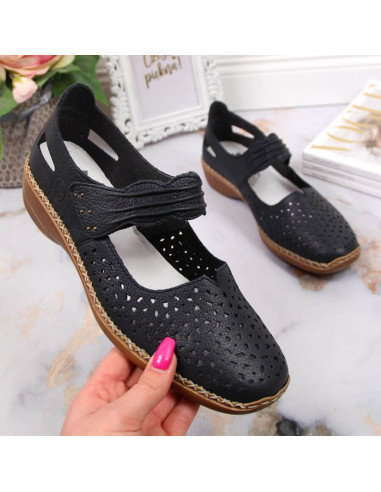 Półbuty skórzane rieker w rkr139