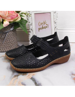 Półbuty skórzane rieker w rkr139 2