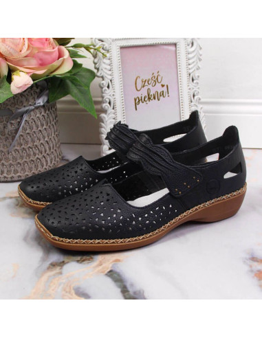 Półbuty skórzane rieker w rkr139