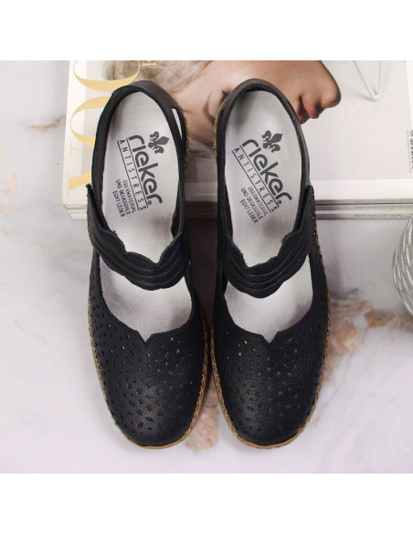 Półbuty skórzane rieker w rkr139