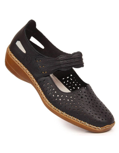 Półbuty skórzane rieker w rkr139