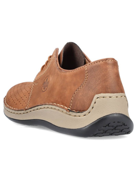 Półbuty skórzane ażurowe rieker m rkr528