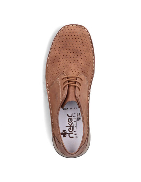 Półbuty skórzane ażurowe rieker m rkr528