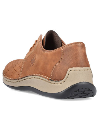 Półbuty skórzane ażurowe rieker m rkr528