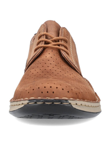 Półbuty skórzane ażurowe rieker m rkr528