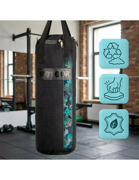 Zestaw worek bokserski 6 kg i rękawice bokserskie 6 oz meteor