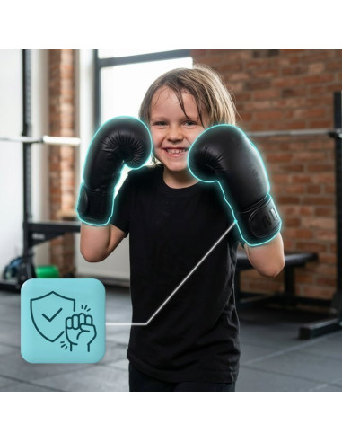 Zestaw worek bokserski 6 kg i rękawice bokserskie 6 oz meteor