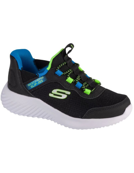 Skechers slip-ins: bounder - brisk-burst 403822l-bblm czarne 39