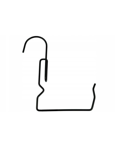 Wieszak hak uchwyt do skrzynek balkonowych agrohang czarny