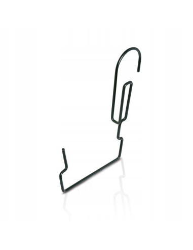 Wieszak hak uchwyt do skrzynek balkonowych agrohang czarny