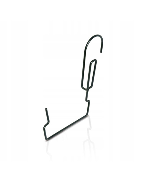 Wieszak hak uchwyt do skrzynek balkonowych agrohang czarny