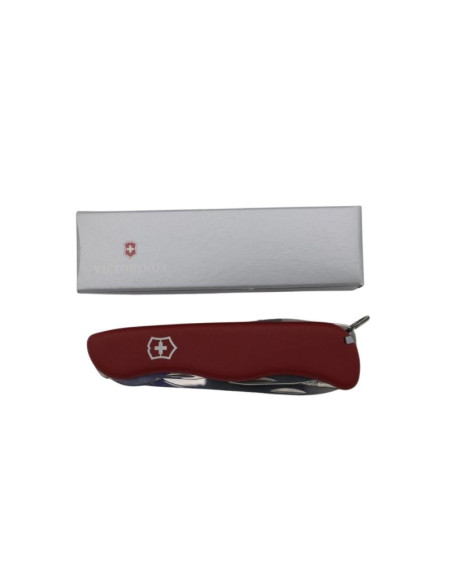 Nóż wielofunkcyjny victorinox forester - ostrze z ostrzem blokującym - nóż wielofunkcyjny - clip point - poliamid - czerwony - 1