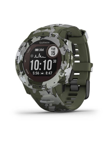 Zegarek garmin instinct solar camo zielony (010-02293-06)