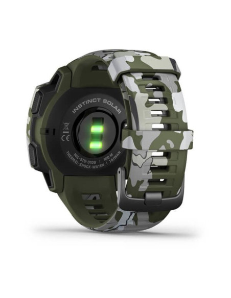Zegarek garmin instinct solar camo zielony (010-02293-06)