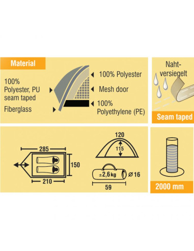 Namiot best camp hobart 2 15160