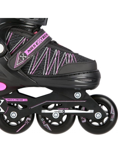 Łyżworolki nils extreme nh11912 a 2w1 z wymienną płozą hokejową jr 16