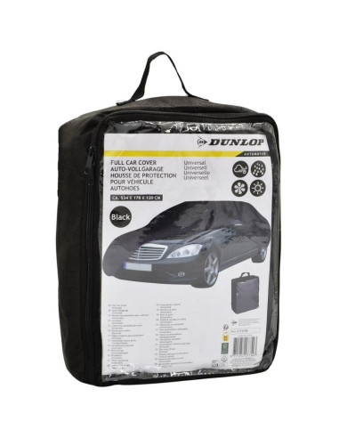 Pokrowiec na samochód 534x178x120cm peva dunlop black
