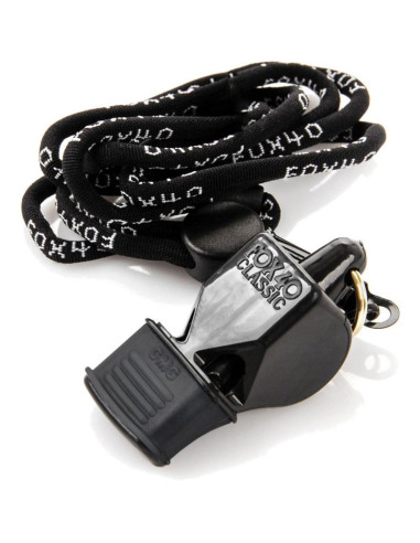 Gwizdek fox 40 classic cmg czarny i sznurek