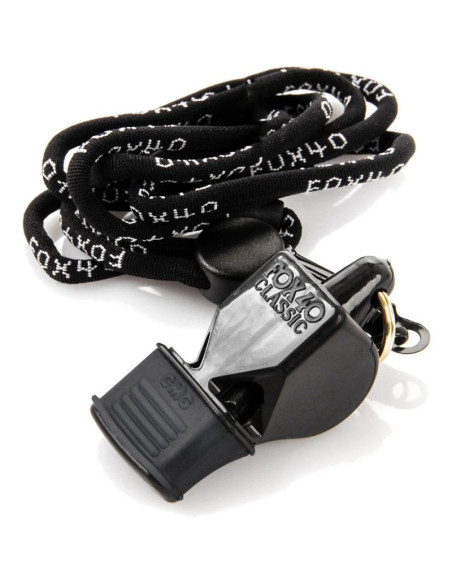 Gwizdek fox 40 classic cmg czarny i sznurek