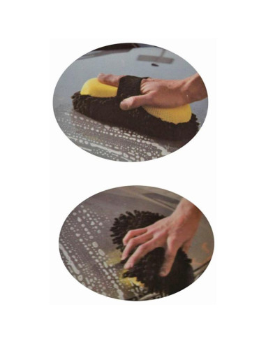 Gąbka do mycia auta myjka mikrofibra 2w1 dunlop