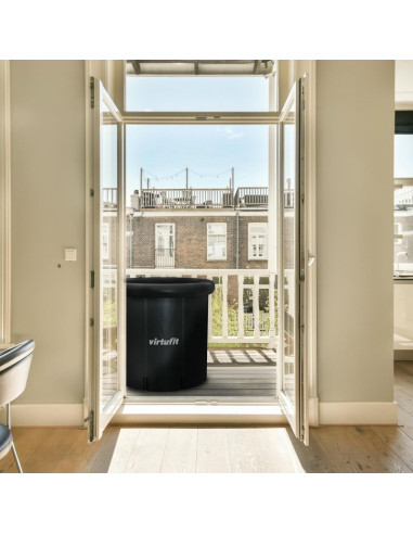 Virtufit wanna lodowa xxl - 375 litrów - antracyt - z akcesoriami