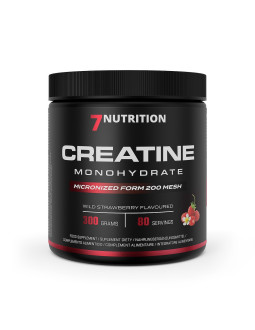 Creatine Monohydrate Wild Strawberry - Monohydrat Kreatyny - Smak Poziomkowy (300 G)