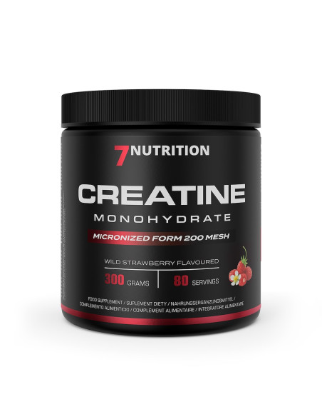 Creatine Monohydrate Wild Strawberry - Monohydrat Kreatyny - Smak Poziomkowy (300 G)