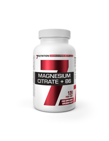 Magnesium Citrate + B6 - Cytrynian Magnezu + Witamina B6 (120 Kaps.)