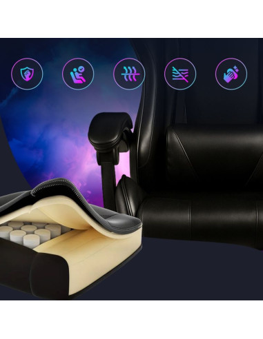 Extralink gaming | fotel gamingowy | biurowy, obrotowy, kubełkowy, czarny, g-524