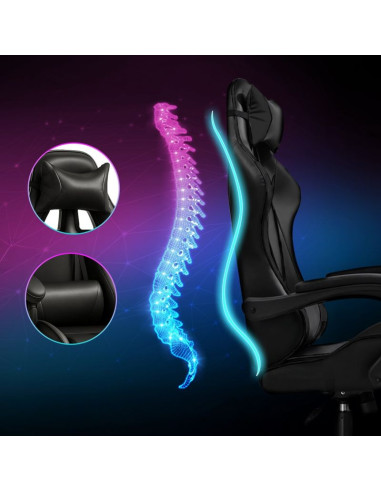 Extralink gaming | fotel gamingowy | biurowy, obrotowy, kubełkowy, czarny, g-524