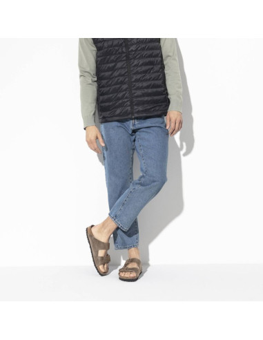 Klapki birkenstock arizona tabacco brown męskie/damskie brązowe regular szerokie (0352201)