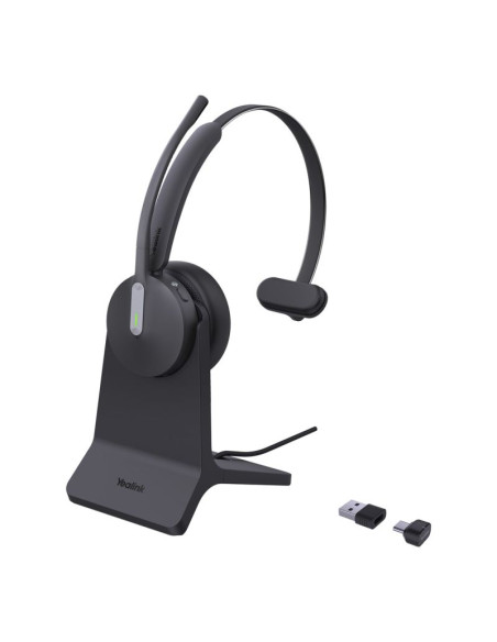 Zestaw słuchawkowy yealink bh70 mono teams z podstawką ładującą usb-c/a