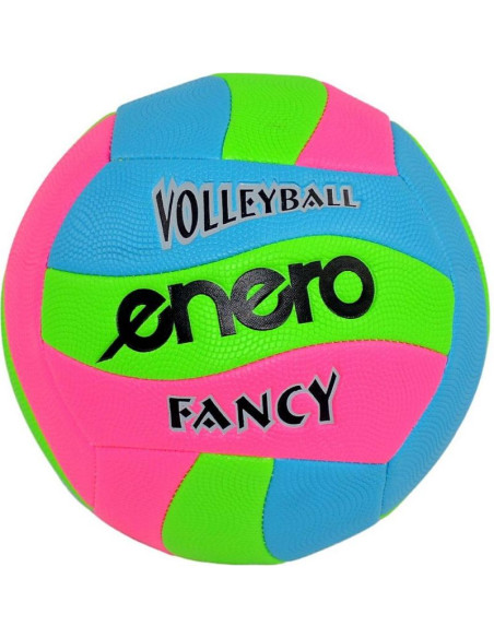 Piłka siatkowa plażowa fancy enero różowy niebieski zielony