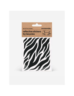Naklejka bookman reflective stickers zebra