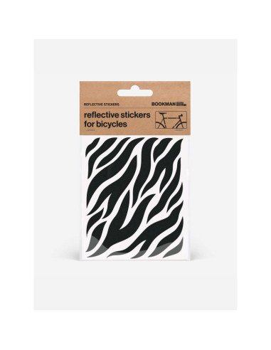 Naklejka bookman reflective stickers zebra