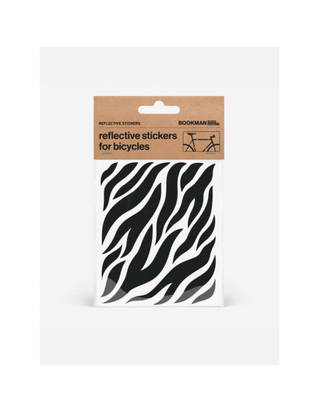 Naklejka bookman reflective stickers zebra