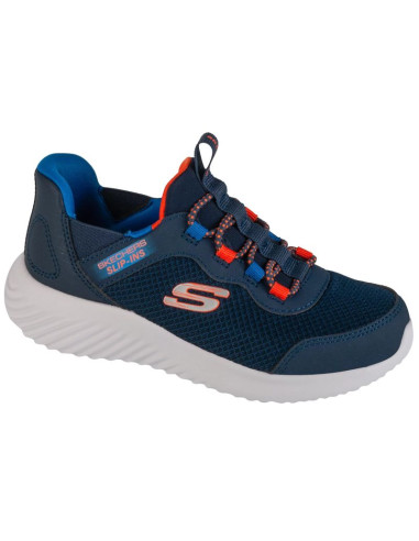 Skechers slip-ins: bounder - brisk-burst 403822l-nvbl granatowe 28,5