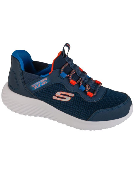 Skechers slip-ins: bounder - brisk-burst 403822l-nvbl granatowe 28,5