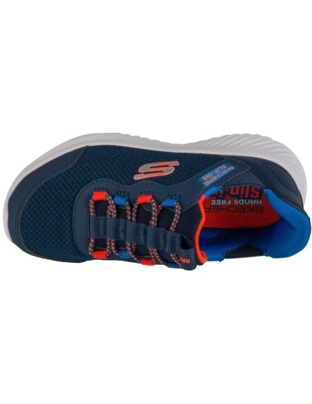 Skechers slip-ins: bounder - brisk-burst 403822l-nvbl granatowe 28,5